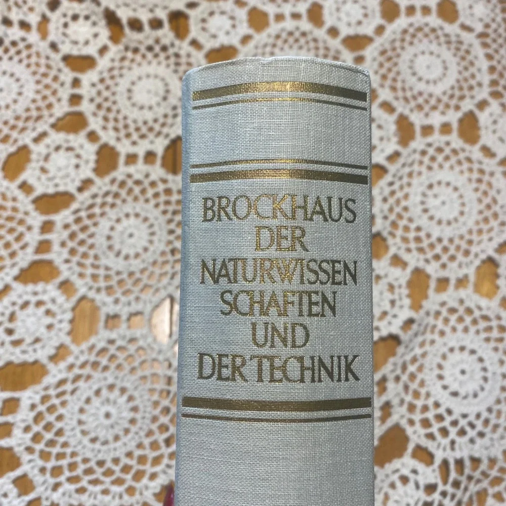 Brockhaus Der‎ Naturwissenschaften Und Der Technik Book German Science